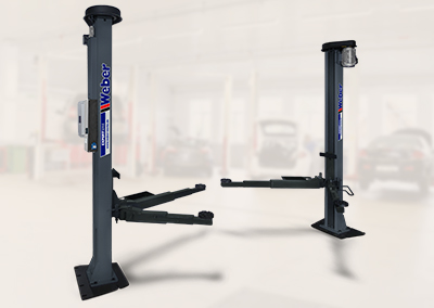 2 Säulen „Spindel“ Hebebühne Weber Expert Serie C-5S-XL