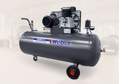 Werkstattkompressor 400 V / 10 bar / 200 l Tank